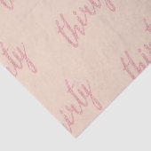 Roos Gold Blush 30 Verjaardagsfeestje Glitter "Thi Tissuepapier (Detail)