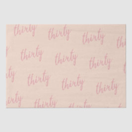 Roos Gold Blush 30 Verjaardagsfeestje Glitter "Thi Tissuepapier