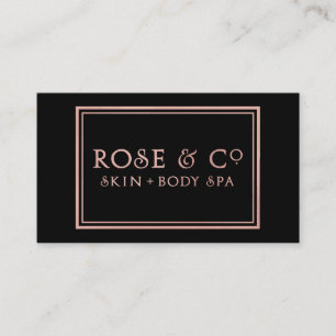 Roos Gold Blush Emerald Black Glam Lijst Visitekaartje