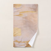 Roos Gold Blush en Gold Texture Bad Handdoek (Handdoek)