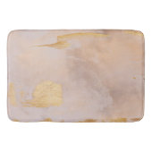 Roos Gold Blush en Gold Texture Badmat (Voorkant)