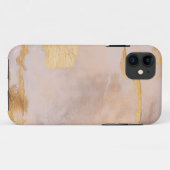 Roos Gold Blush en Gold Texture Case-Mate iPhone Case (Achterkant (horizontaal))