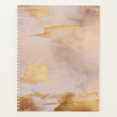Roos Gold Blush en Gold Texture Planner (Voorkant)