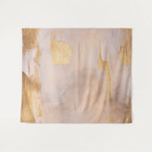 Roos Gold Blush en Gold Texture Wandkleed (Voorkant (horizontaal))