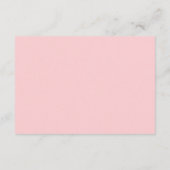 Roos Gold & Blush Flowers Weddenschap goed Informatiekaartje (Achterkant)