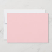 Roos Gold Blush Flowers Weddenschappen Ontvangst d Kaart (Achterkant)