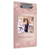 Roos Gold Blush Fotonaam Klembord (Rechts)
