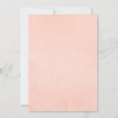 Roos Gold Blush Geometrisch groen Heilige Communie Kaart (Achterkant)