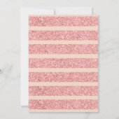 Roos Gold Blush Glitter "Hallo Dertigtal dagen" Kaart (Achterkant)