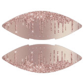 Roos Gold Blush Glitter Sparkle Drift Chic Modern American Football (Panelen)