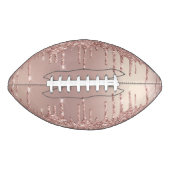 Roos Gold Blush Glitter Sparkle Drift Chic Modern American Football (Voorkant)