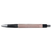 Roos Gold Blush Glitter Sparkle Drivers - Jouw tek Pen (Voorkant)