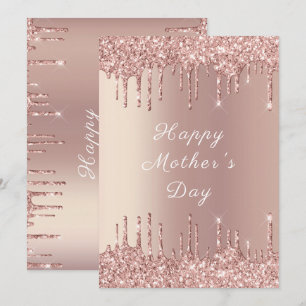 Roos Gold Blush glitter Sparkle - Moederdag