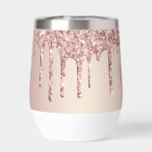 Roos Gold Blush Glitter Sparkly Drips (Achterkant)