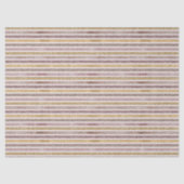 Roos Gold Blush Glitter Stripes Tissuepapier (Voorkant)