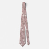 Roos Gold Blush Glitter stuurt je partijdige Strop Stropdas (Voorkant)