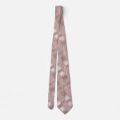 Roos Gold Blush Glitter stuurt je partijdige Strop Stropdas (Achterkant)