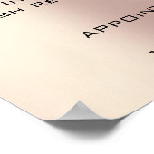 Roos Gold Blush Makeup Eyes Lashes Prijzen Poster (Hoek)