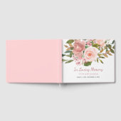 Roos Gold Blush Memorial Notice Service Gastenboek (Volledig)