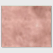 Roos Gold Blush Metallic Minimalism Glass Peach Cadeaupapier (Vlak)