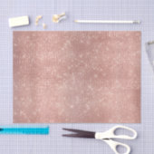 Roos Gold Blush Metallic Powder Glitter Spark Lux Tissuepapier (Craft)