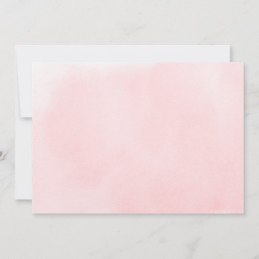 Roos Gold Blush Modern Simple Script Save the Date (Achterkant)