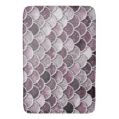 Roos Gold Blush Ombre Glitter Mermaid Scales Badmat (Voorkant Verticaal)