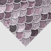 Roos Gold Blush Ombre Glitter Mermaid Scales Tissuepapier (Detail)