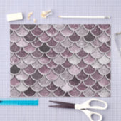 Roos Gold Blush Ombre Glitter Mermaid Scales Tissuepapier (Craft)