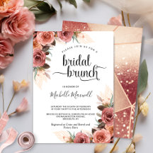 Roos Gold, Blush Pampas Grass Floral Bridal Brunch