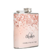 Roos Gold Blush Pink Beste Vrienden Heupfles (Rechts)