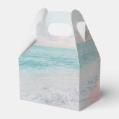 Roos Gold Blush Pink Birthday Elegant Gable Bedankdoosjes (Achterkant)