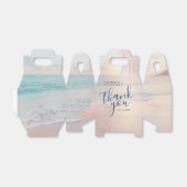 Roos Gold Blush Pink Birthday Elegant Gable Bedankdoosjes (Uitgevouwen)