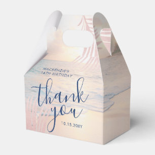 Roos Gold Blush Pink Birthday Elegant Gable Bedankdoosjes