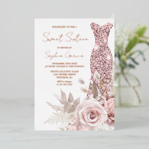 Roos Gold, Blush Pink Dress Sweet 16 Real