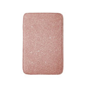 Roos Gold - Blush Pink Glitter and Sparkle Badmat (Voorkant Verticaal)