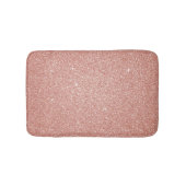 Roos Gold - Blush Pink Glitter and Sparkle Badmat (Voorkant)