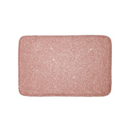 Roos Gold - Blush Pink Glitter and Sparkle Badmat