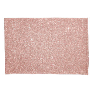 Roos Gold - Blush Pink Glitter and Sparkle Kussensloop
