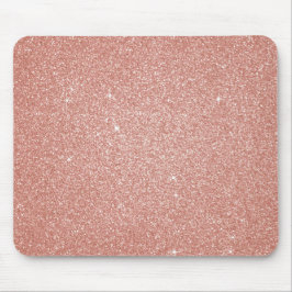Roos Gold - Blush Pink Glitter and Sparkle Muismat
