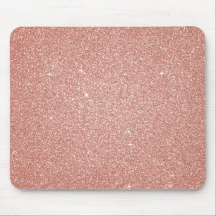 Roos Gold - Blush Pink Glitter and Sparkle Muismat