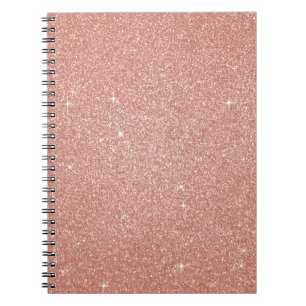 Roos Gold - Blush Pink Glitter and Sparkle Notitieboek