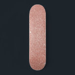 Roos Gold - Blush Pink Glitter and Sparkle Persoonlijk Skateboard<br><div class="desc">Blush Pink - Roos Gold Faux Glitter en Sparkle maken het perfecte meisje voor haar verjaardag of speciale omgeving.</div>