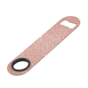 Roos Gold - Blush Pink Glitter and Sparkle Speed Flessenopener