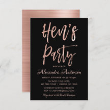 Roos Gold - Blush Pink Hen's Party