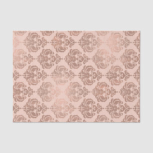 Roos Gold Blush Pink Modern Glam Damask Tissuepapier