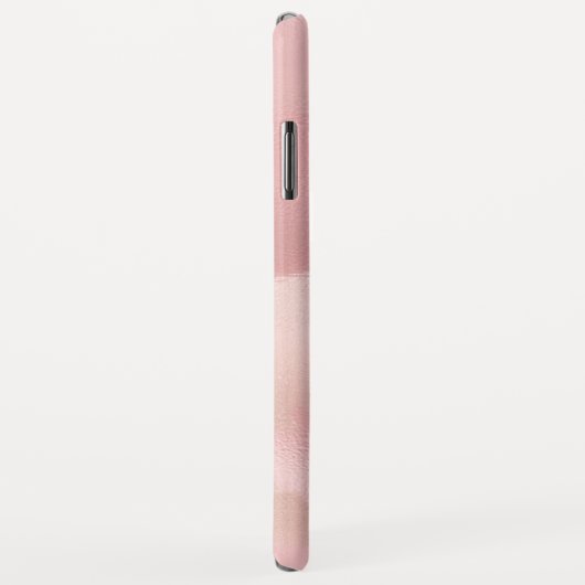 Roos Gold - Blush Pink Modern Monogram Case-Mate iPhone Case (Achterkant/rechts)