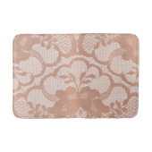 Roos Gold Blush roze gelaatsma witte luxe glam Badmat (Voorkant)