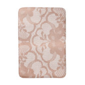 Roos Gold Blush roze gelaatsma witte luxe glam Badmat (Voorkant Verticaal)