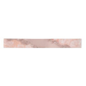 Roos Gold Blush roze geode glitter Satijnen Lint (Voorkant)